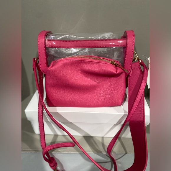 Mail + Lili Jessie Vegan Leather Stadium Crossbody bag - Picture 3 of 15